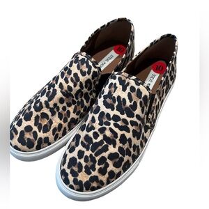 Steve Madden Animal Print Slip-On Sneakers
